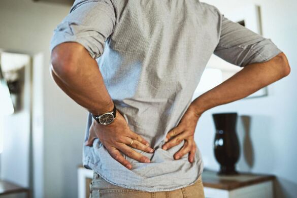 Low pain with spine curvature