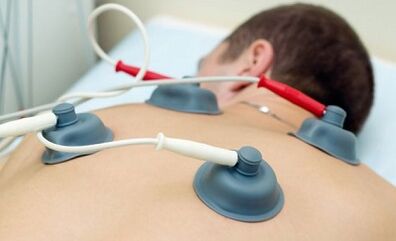 Treatment of cervical osteochondrosis through electrotherapy